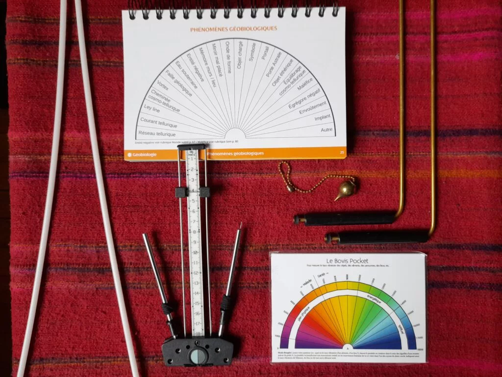 Outils du Géobiologue : Matériel de détection biosensible et radiesthésie